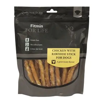 Pochoutka FFL dog treat chicken with rawhide stic 400g