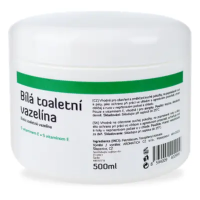 Aromatica Bílá Toaletní Vazelína S Vit.e 500ml