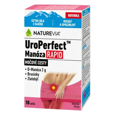 Naturevia Uroperfect Manóza Rapid 10 Sáčků