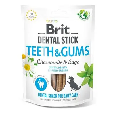 Brit Dog Dental Stick Teeth&gums Chamomile&sage 7ks