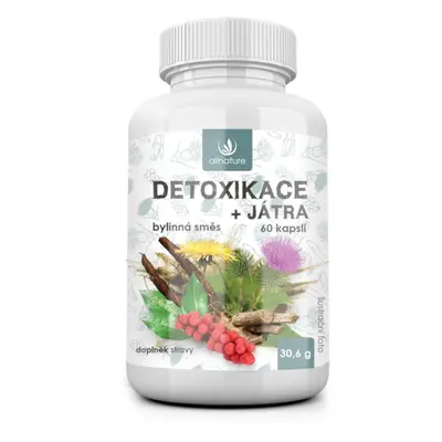 Allnature Detoxikace+játra bylinný extrakt 60 kapslí