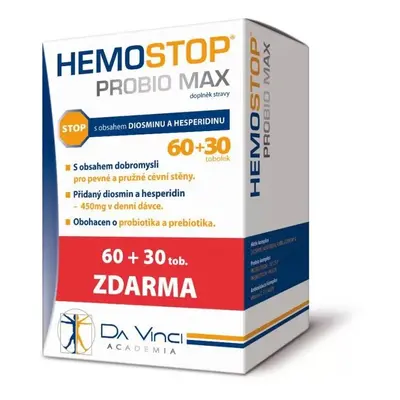 Hemostop Probio Max Da Vinci Academia 60+30 tobolek