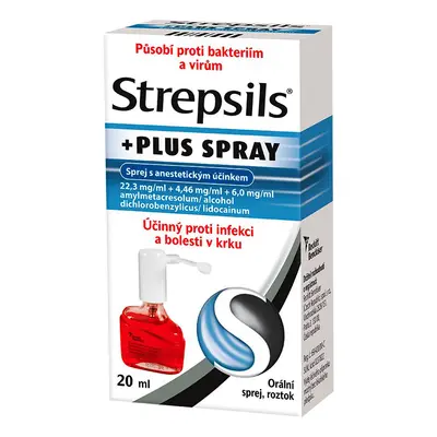 Strepsils Plus Sprej 20ml