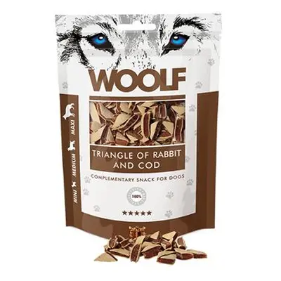 Woolf pochoutka rabbit and cod triangle 100g