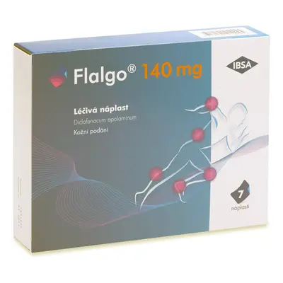 Flalgo 140mg léčivá náplast 7ks