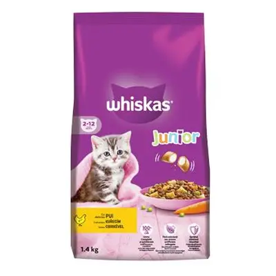 Whiskas Dry junior s kuřecím 1,4kg