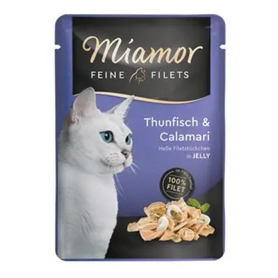 Miamor Cat Filet Kapsa Tuňák Kalamáry V želé 100g