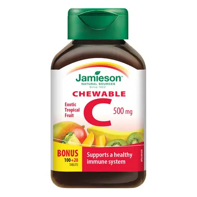 Jamieson Vitamin C 500mg Tr.ovoce Cucací Tbl. 120