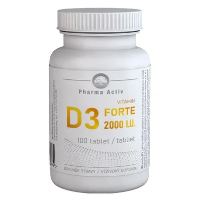 Vitamin D3 Forte 2000 I.u.tbl.100