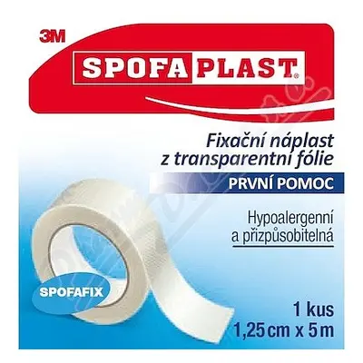 3m Spofaplast 431 Fixační náplast Transparentní fol.5mx12.5mm