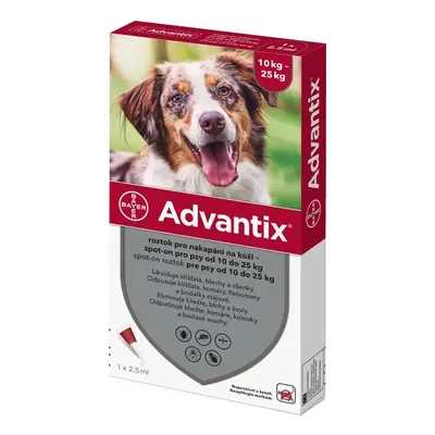 Advantix pro psy 10-25kg spot-on 1x2.5ml