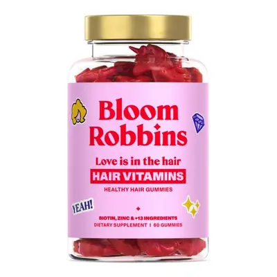 Bloom Robbins Love is in the hair - vitamíny na vlasy s biotinem gumídci 60 kusů