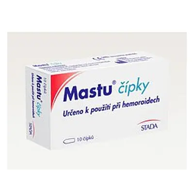 Mastu čípky 10ks