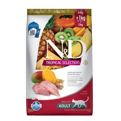 N&d Tropical Selection Cat Adult Chicken 4 1kg