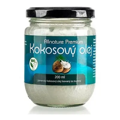 Allnature Kokosový Olej Panenský Bio 200ml