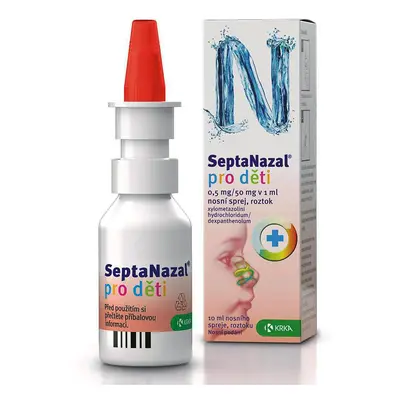 Septanazal děti 0,5mg nosní sprej 10ml