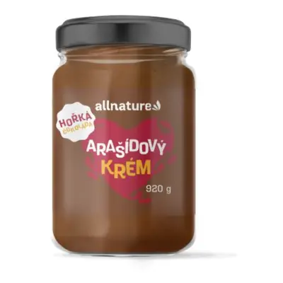 Allnature Arašídový krém hořká čokoláda 920 g