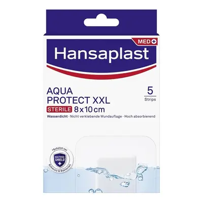 Hansaplast Aquaprotect XXL elastická náplast 8x10 cm 5ks