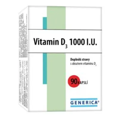 Vitamin D3 1000 I.u. Cps.90 Generica