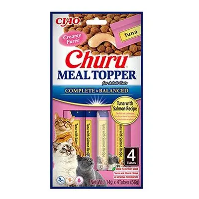 Churu Cat meal topper tuna with salmon recipe 4x14g