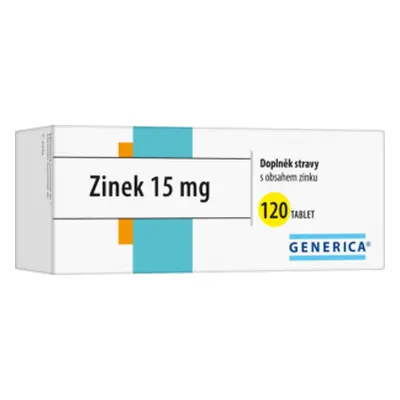 Zinek 15 Mg Tbl.120 Generica