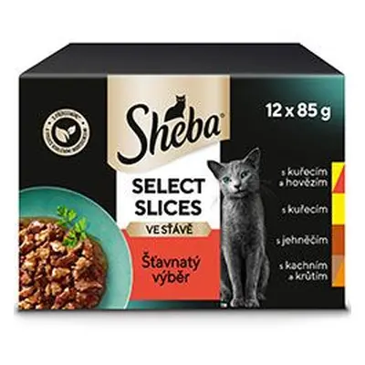 Sheba kapsa šťavnatý výběr ve šťávě 12x85g