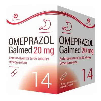 Omeprazol Galmed 20mg 14 tobolek