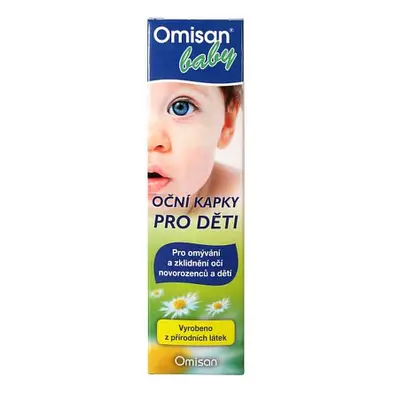 Omisan Baby Oční Kapky Pro Děti 50ml