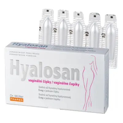 Hyalosan Vaginální čípky 10ks Dr.müller