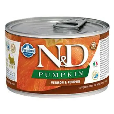 N&D Dog Pumpkin Adult Venison & Pumpkin Mini 140g