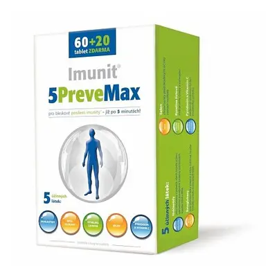 5PreveMax Imunit nukleotidy+betaglukan 60+20 tablet