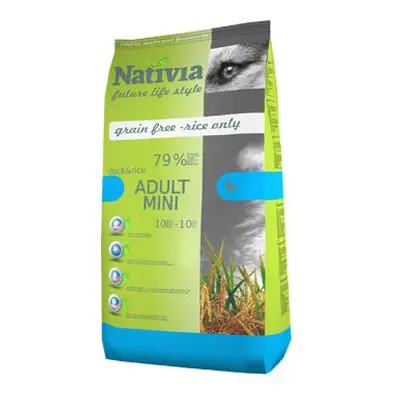 Nativia Dog adult mini duck&rice 3kg