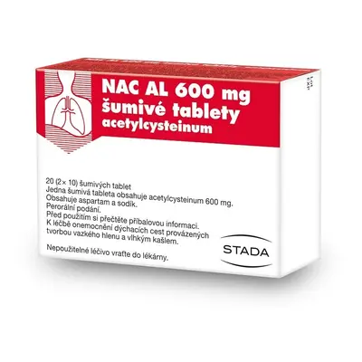 Nac Al 600mg 20 šumivých tablet