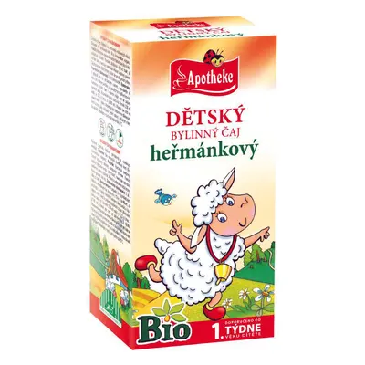 Apotheke Dětský čaj Bio Heřmánkový 20x1g