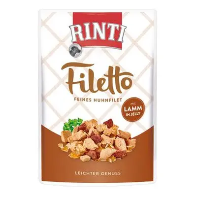 Rinti Dog Filetto kapsa kuře jehně v želé 100g