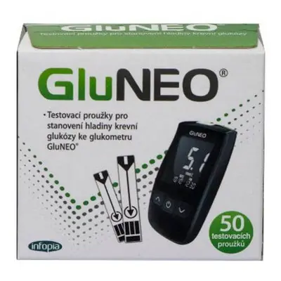 Proužky Diagnostické Gluneo(pro Zp Kód 0169404) diagnostické proužky ke glukometru gluneo,bal 50