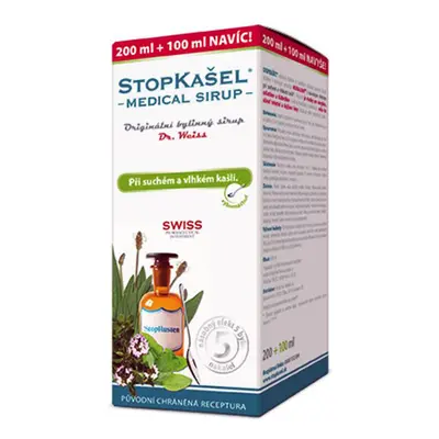 Stopkašel Medical Sirup Od 1 Roku 200+100ml Navíc