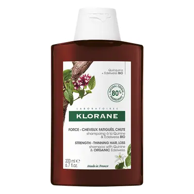 Klorane šampon Chinin A Bio Protěž Alpská 200ml