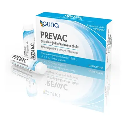 Prevac 6x1g granule v jednodávkovém obalu