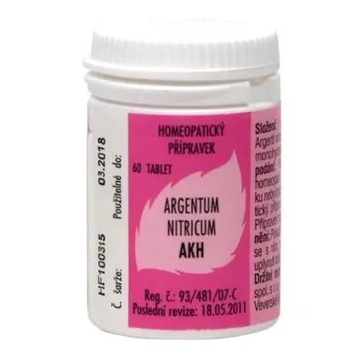 Argentum nitricum AKH C56-C211-C313 60 neobalených tablet