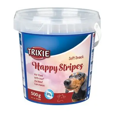 Trixie Soft Snack Happy Stripes Hovězí Pásky 500g Tr