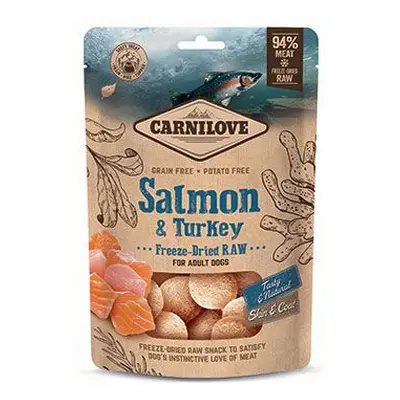 Carnilove Raw freeze-dried snacks salmon&turkey 60g