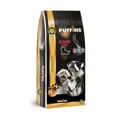 Puffins Dog Adult Mini Beef 1kg