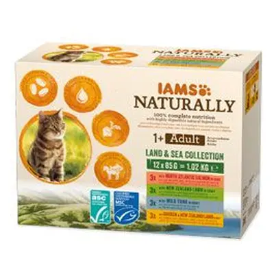 Iams Cat mix masa v omáčce pack 12x85g