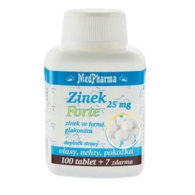 Medpharma Zinek 25mg Forte Tbl.107