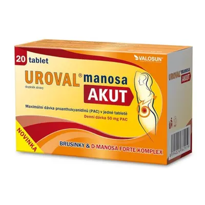 Uroval Manosa Akut Tbl.20