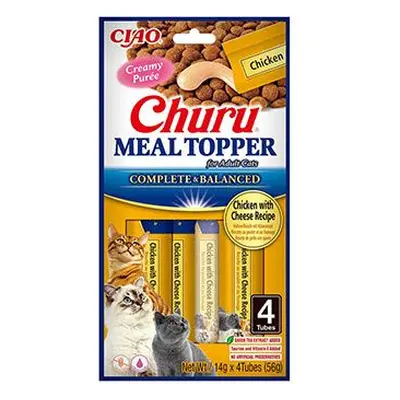 Churu Cat meal topper chicken with cheese recipe 4x14g