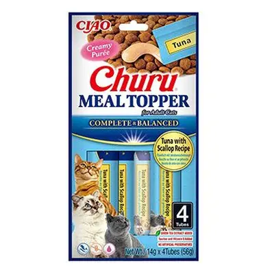 Churu Cat meal topper tuna with scallop recipe 4x14g