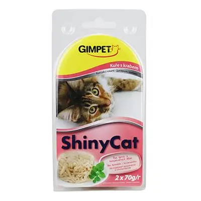 Gimpet Kočka Konz. Shinycat Kuře/krab 2x70g