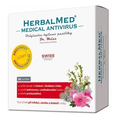 HerbalMed Medical Antivirus Dr.Weiss 20 pastilek